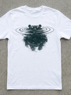 Funny Hippopotamus Underwater Shirt